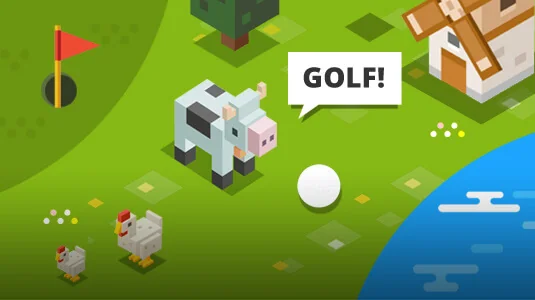 Lancez-vous dans Mini Golf, un jeu amusant qui vous permet de jouer sur des parcours créatifs. Défiez vos amis et voyez qui peut faire le plus de trous d'un coup.
