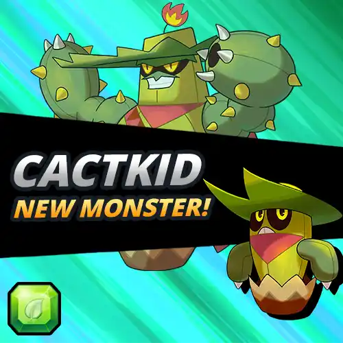 Aparece un nuevo Match Monster - Cactkid 🌵